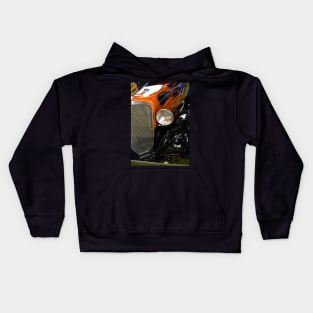 Hot rod flames and chrome. Kids Hoodie